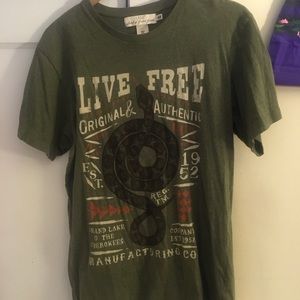 H&M Green Snake Graphic T-Shirt